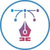 vector design anchor point icon style 1134108 158451